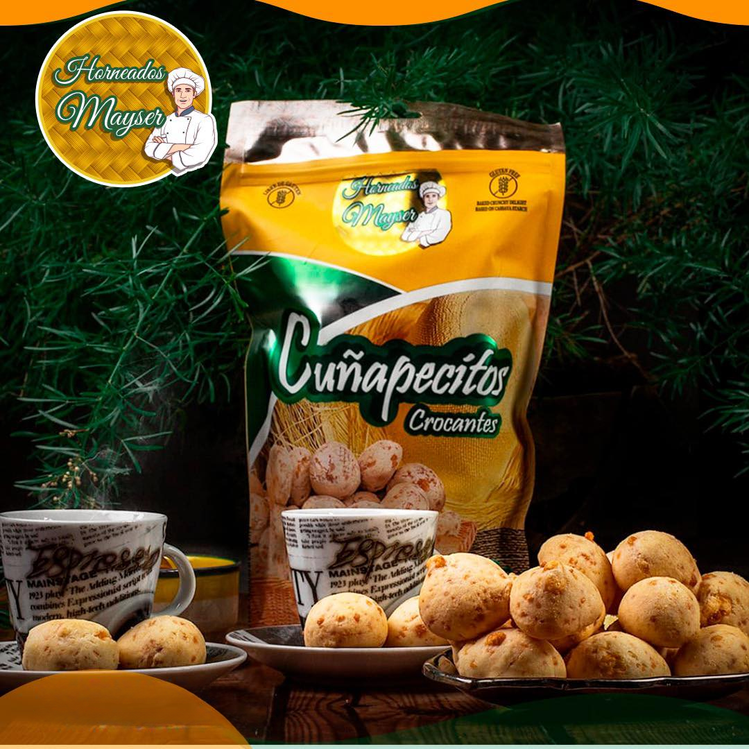 HORNEADOS MAYSER™ Cuñapé Crocante / Cassava Cheese Biscuit, 7 oz. (200 g.) Doy Pack