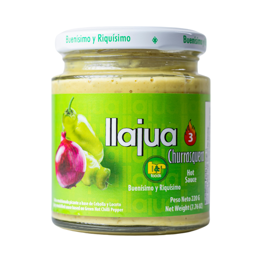 B&R Foods™ Llajua Churrasquera / Steak Hot Sauce, 7.76 oz. (220 g.) Jar