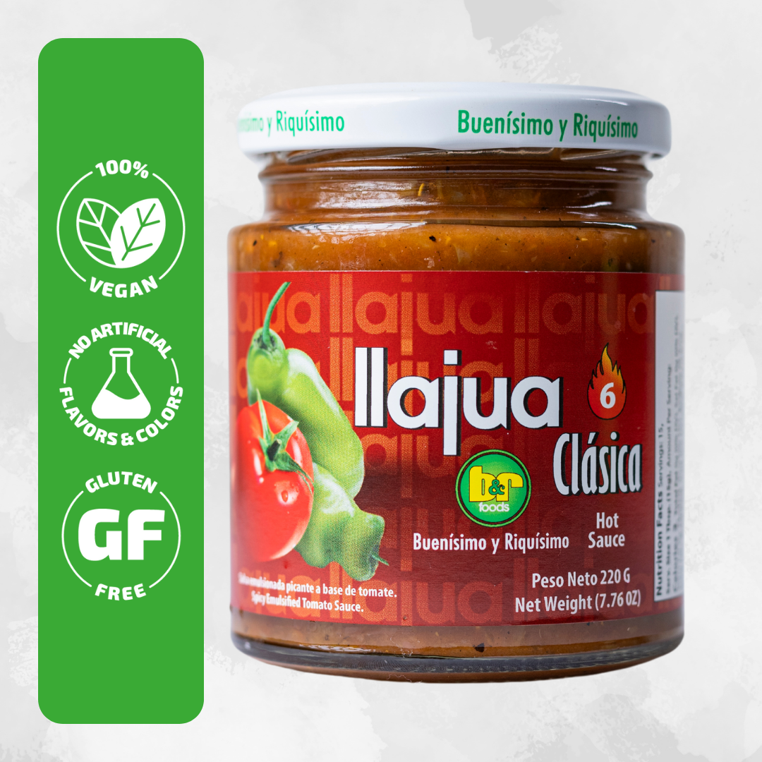 B&R Foods™ Llajuas Trio – Mild, Medium and Hot – 7.76 oz. (220 g.) Jar (Pack of 3)