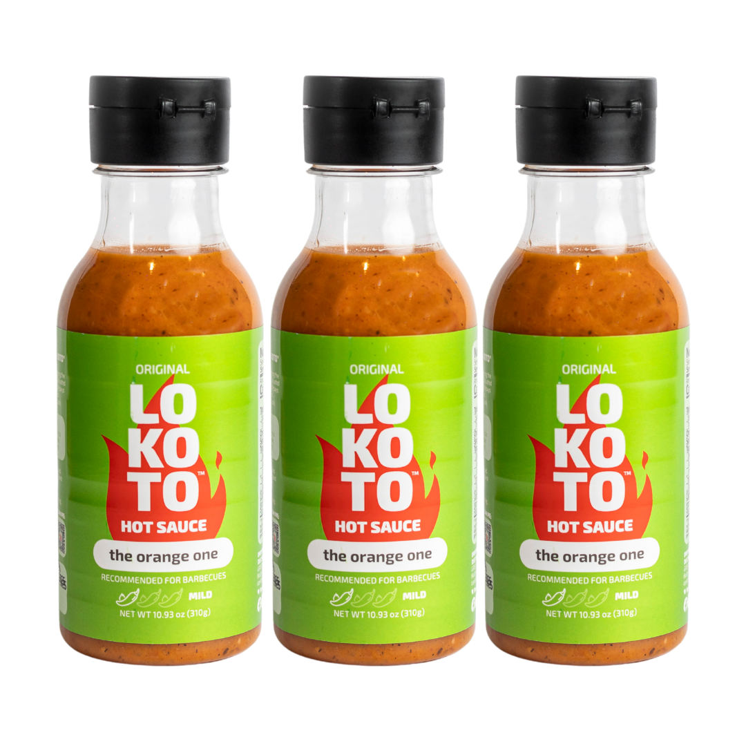 LOKOTO™ The Orange One Hot Sauce, 10.93 oz. (310 g.) Bottle