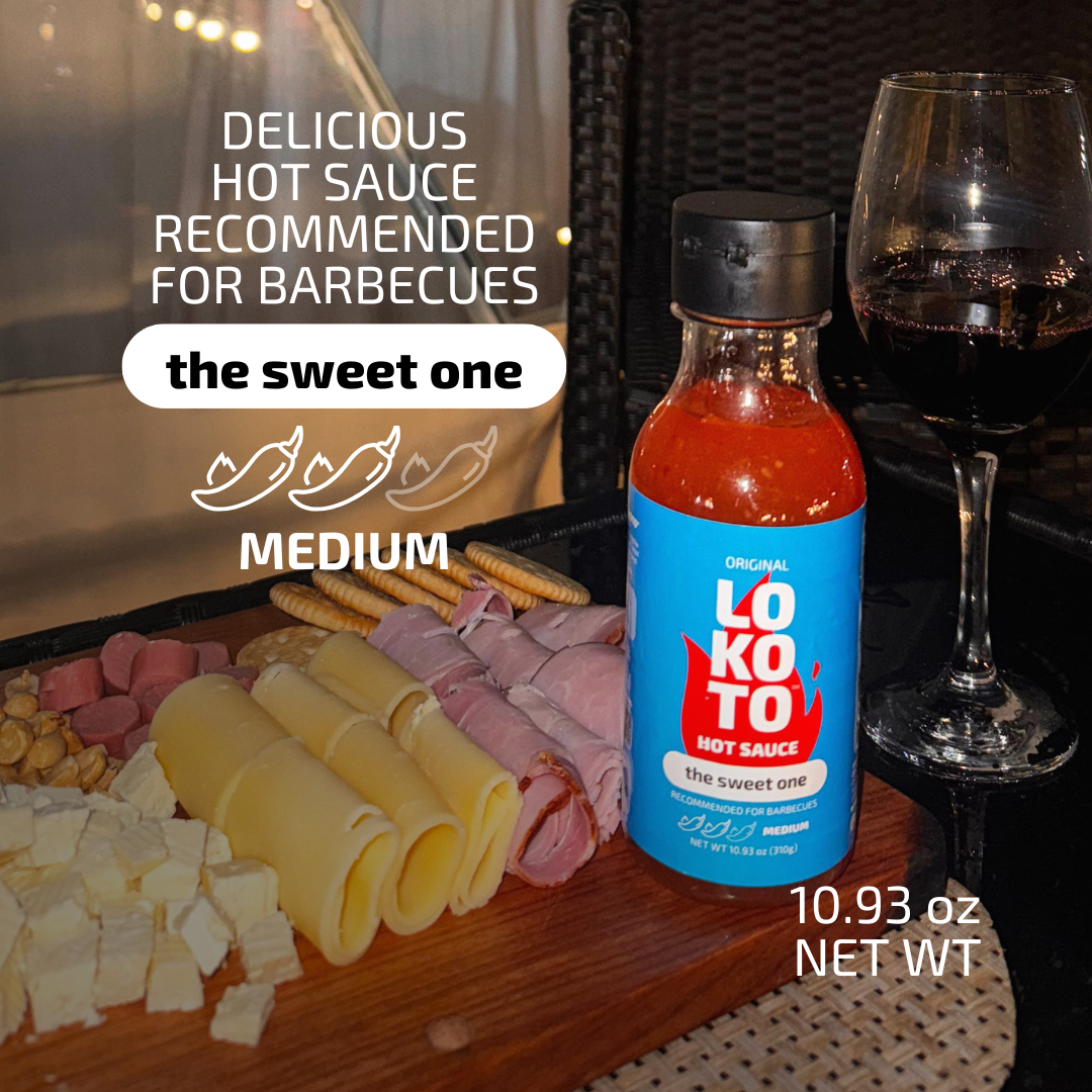 LOKOTO™ 4 Flavors Variety Pack – 4 Gourmet Hot Sauces – Mild, Medium, Hot and Sweet – 10.93 oz. (310 g.) Bottle (Pack of 4)