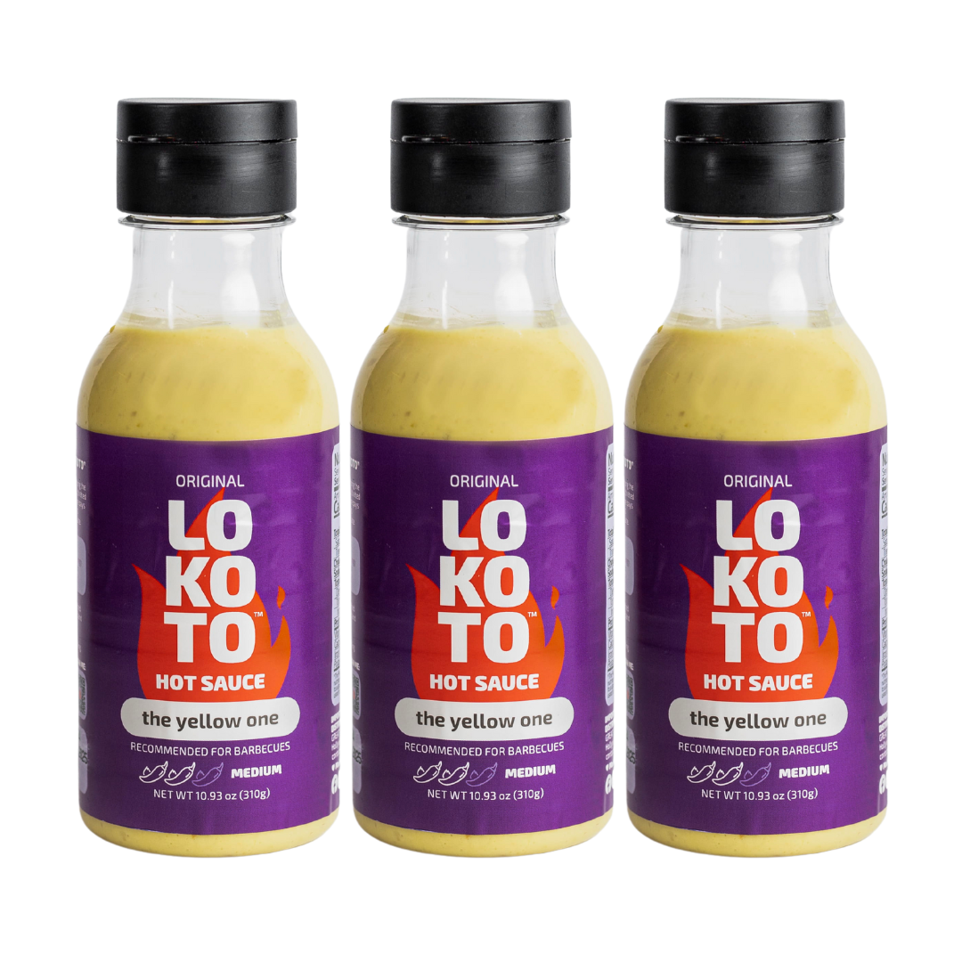 LOKOTO™ The Yellow One Hot Sauce, 10.93 oz. (310 g.) Bottle