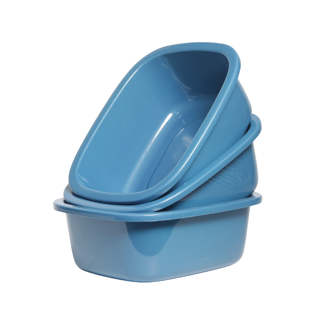 SUPERIOR Plásticos™ Recycled Plastic Multi-Purpose Tub, 8.6 L / 9 Qt Rectangular Basin