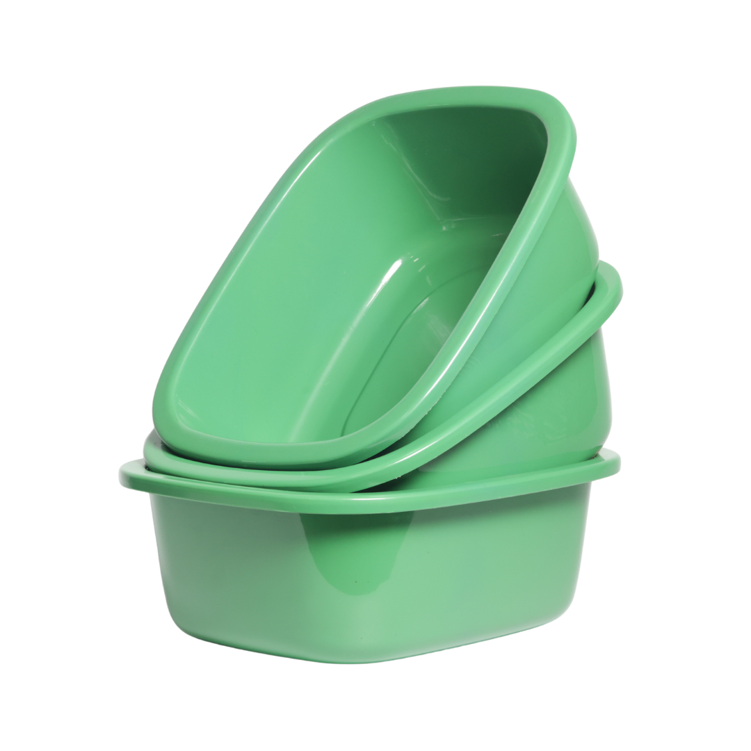 SUPERIOR Plásticos™ Recycled Plastic Multi-Purpose Tub, 8.6 L / 9 Qt Rectangular Basin