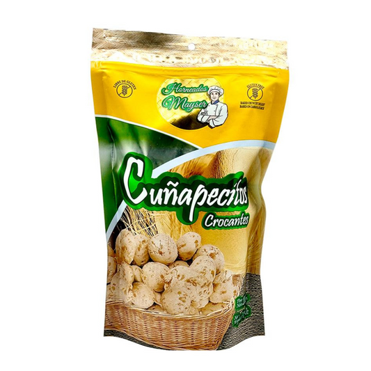 HORNEADOS MAYSER™ Cuñapé Crocante / Cassava Cheese Biscuit, 7 oz. (200 g.) Doy Pack