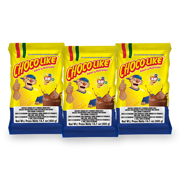 CHOCO-LIKE™ Instant Chocolate Drink Mix Powder, 14.1 oz. (400 g.) Pillow Pack