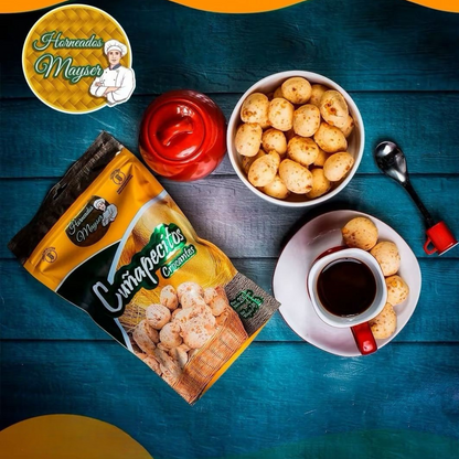 HORNEADOS MAYSER™ Cuñapé Crocante / Cassava Cheese Biscuit, 7 oz. (200 g.) Doy Pack