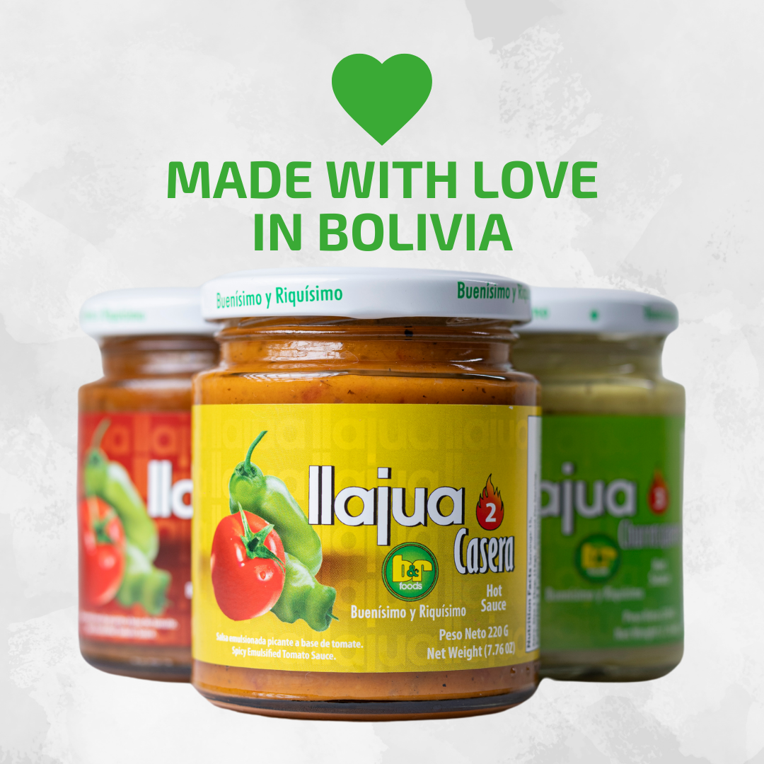 B&R Foods™ Llajuas Trio – Mild, Medium and Hot – 7.76 oz. (220 g.) Jar (Pack of 3)
