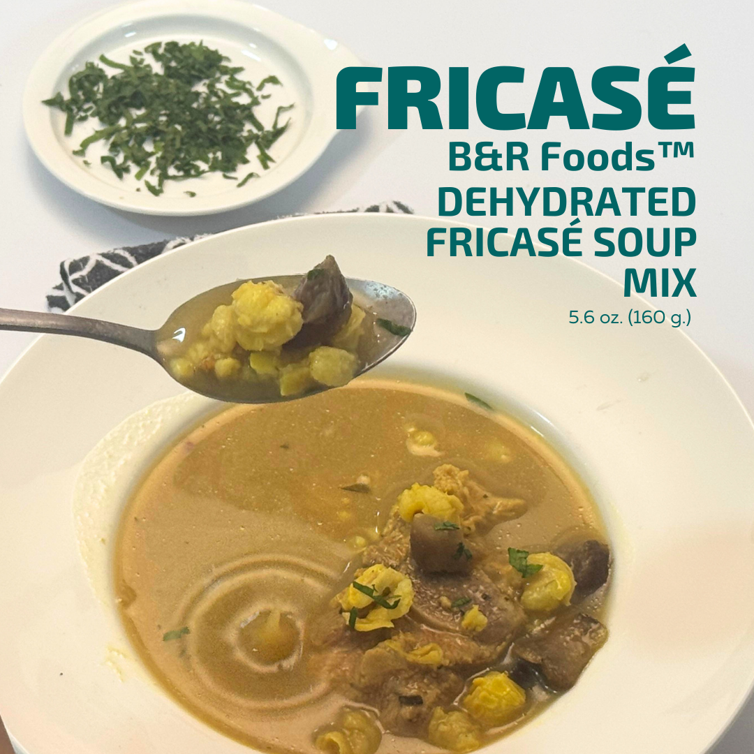 B&R Foods™ Sopa de Fricasé/Dehydrated Fricasé Spicy Soup Mix, 5.6 oz. (160 g.) Doy Pack