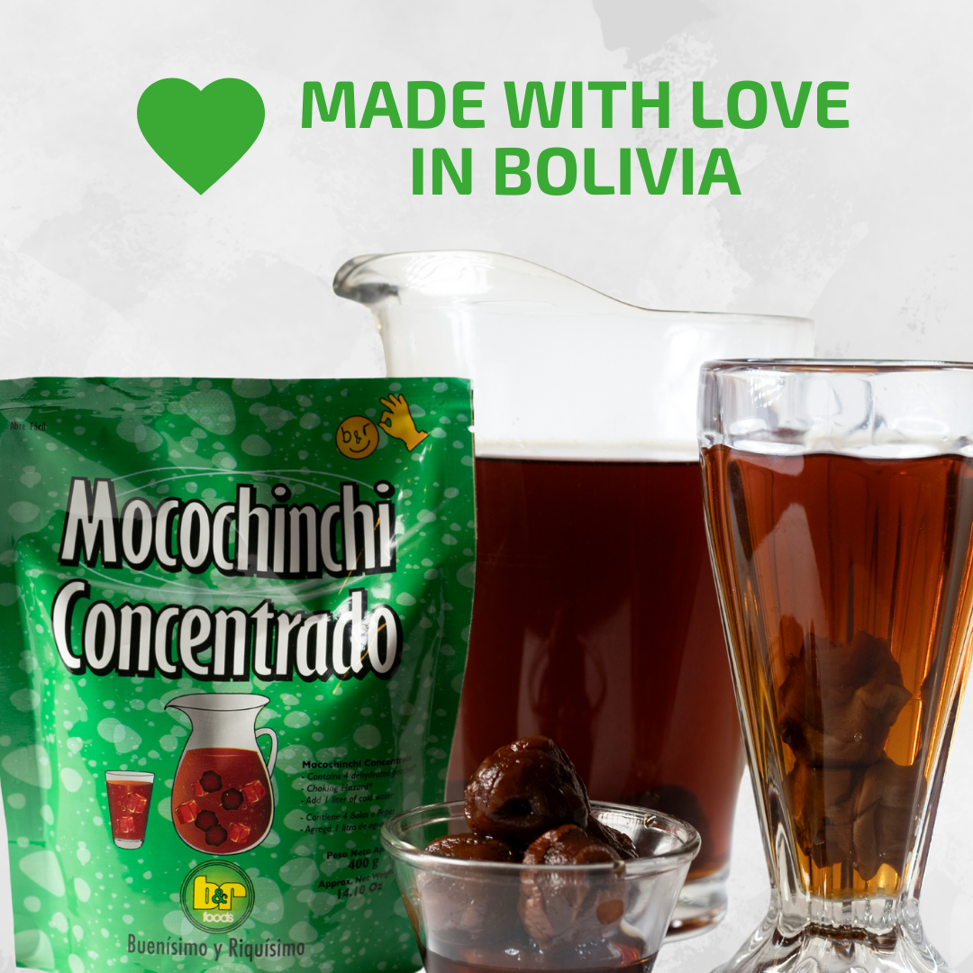 B&R Foods™ Mocochinchi Concentrado / Peach Tea Concentrated, 14.10 fl. oz. (400 g.) Doy Pack