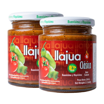 B&R Foods™ Llajua Clásica Ahumada / Smoked Classic Hot Sauce, 7.76 oz. (220 g.) Jar