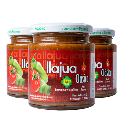 B&R Foods™ Llajua Clásica Ahumada / Smoked Classic Hot Sauce, 7.76 oz. (220 g.) Jar