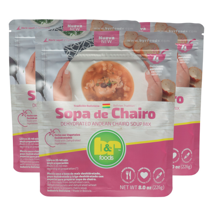 B&R Foods™ Sopa de Chairo/Dehydrated Andean Chairo Soup Mix, 8 oz. (226 g.) Doy Pack