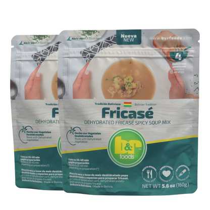 B&R Foods™ Sopa de Fricasé/Dehydrated Fricasé Spicy Soup Mix, 5.6 oz. (160 g.) Doy Pack