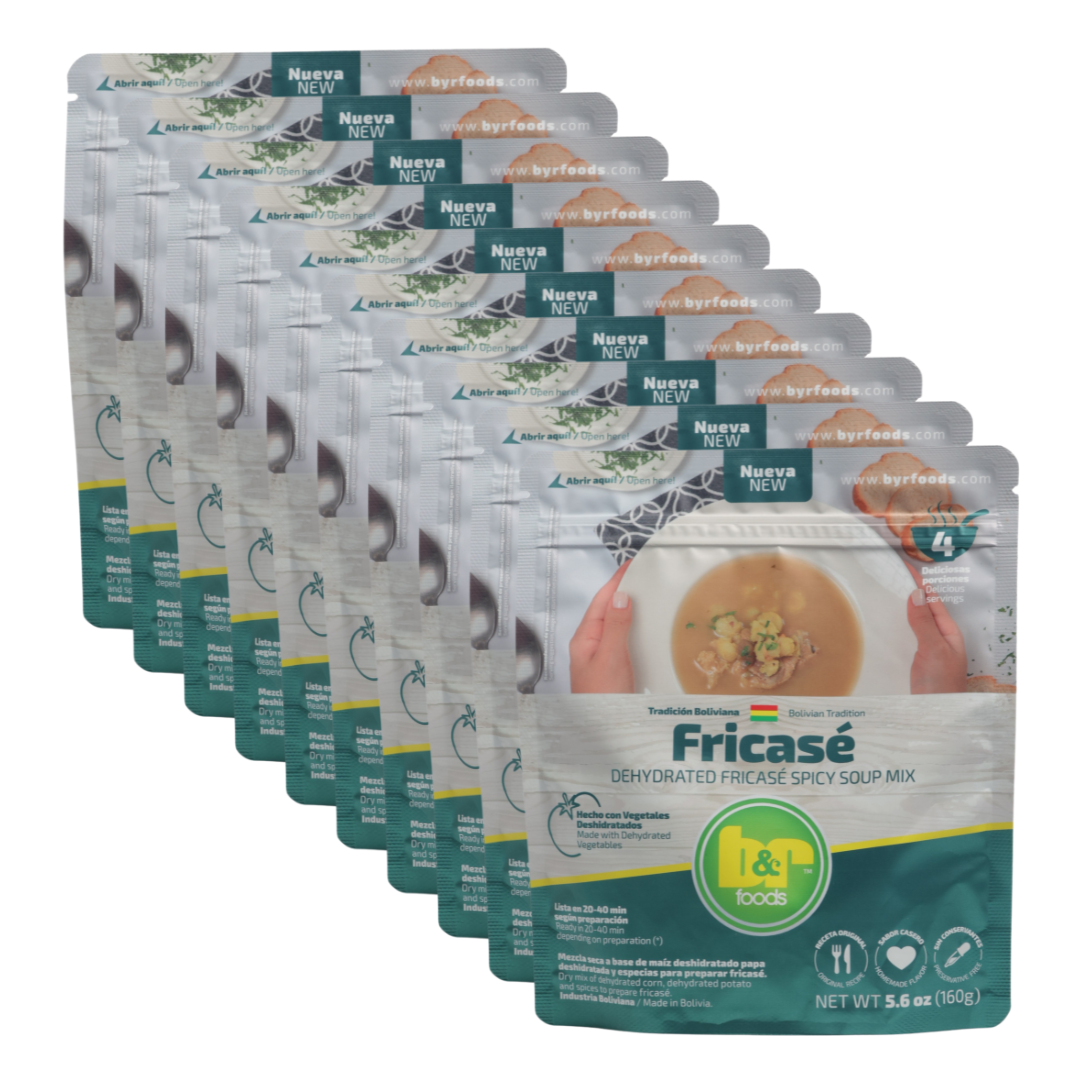 B&R Foods™ Dehydrated Fricasé Soup Mix, 5.6 oz. (160 g.) Doy Pack