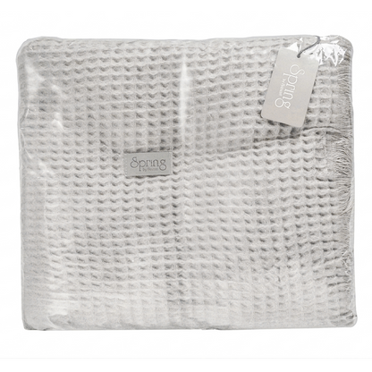 Spring by Rosse™ Waffle Weave Bed Blanket | Soft Textured 100% Cotton