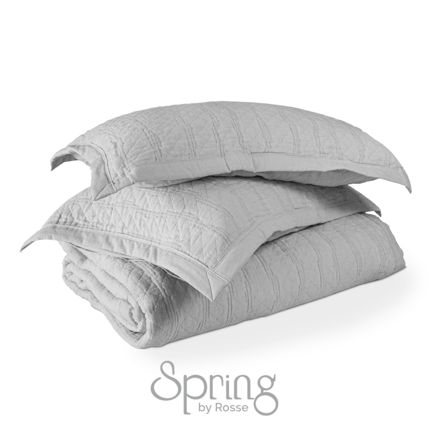 Spring by Rosse™ Castello Quilt Set | 100% Cotton | 360 GSM Oeko-Tex