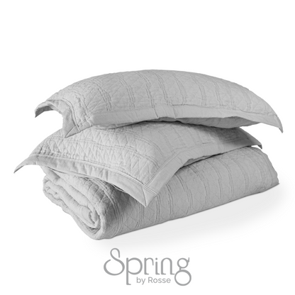 Spring by Rosse™ Castello Quilt Set | 100% Cotton | 360 GSM Oeko-Tex
