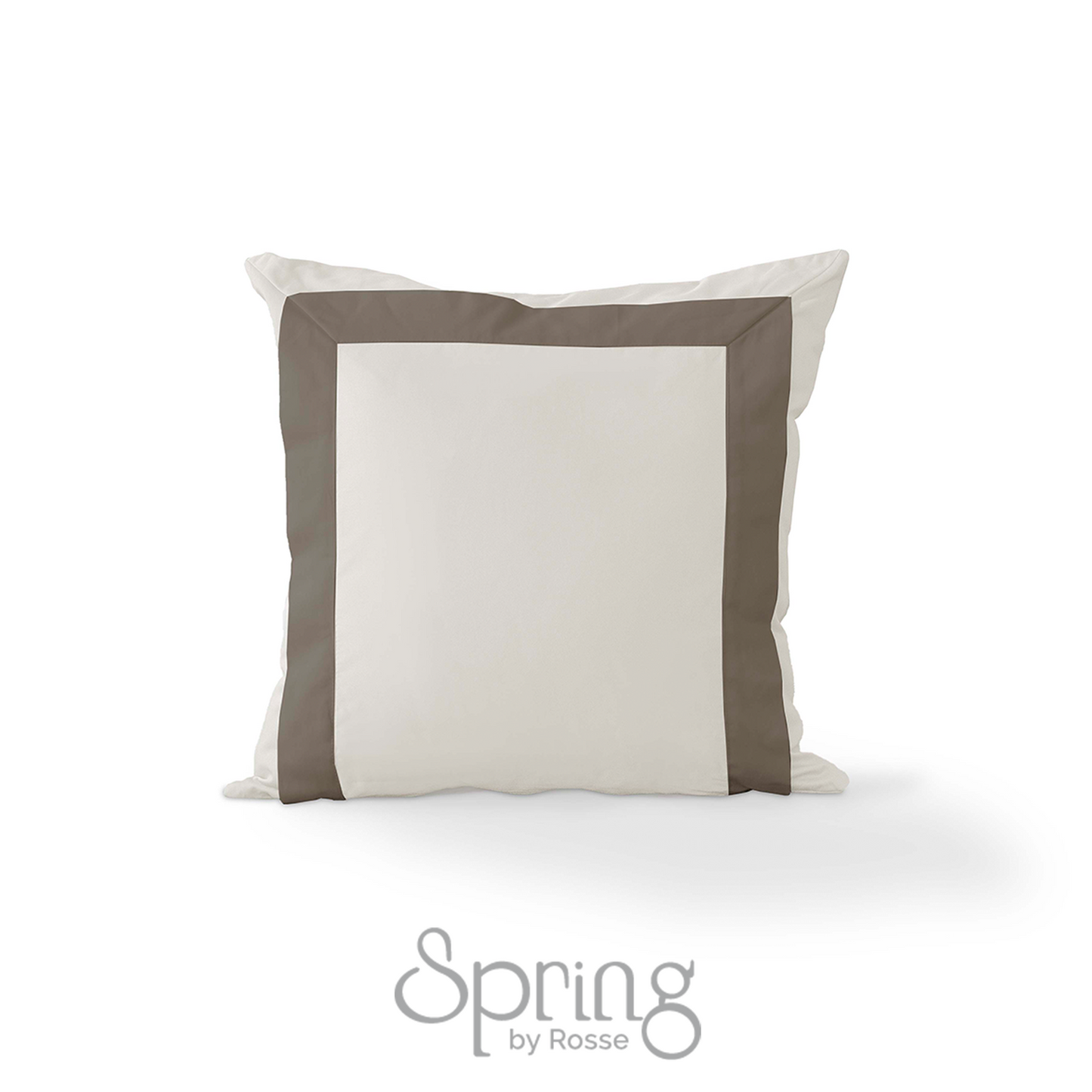 Spring by Rosse™ Sham Mileto Filled Decorative Pillow Sham | 100% Cotton Sateen Outer Cover, 500 Thread Count, Polyester Fill | Oeko-Tex Certified