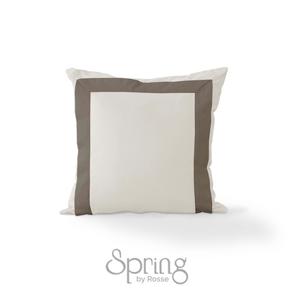 Spring by Rosse™ Sham Mileto Filled Decorative Pillow Sham | 100% Cotton Sateen Outer Cover, 500 Thread Count, Polyester Fill | Oeko-Tex Certified