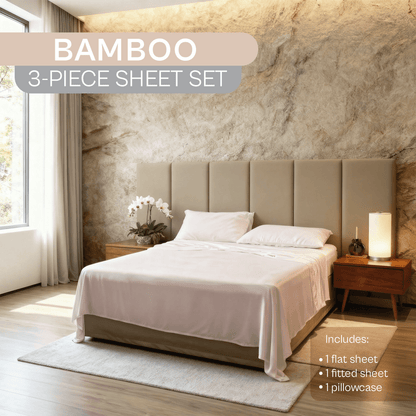 Spring by Rosse™ Bamboo Sheet Set | 100% Rayon Made From Bamboo | 300 Thread Count Oeko-Tex Certified
