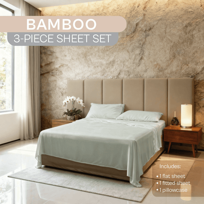 Spring by Rosse™ Bamboo Sheet Set | 100% Rayon Made From Bamboo | 300 Thread Count Oeko-Tex Certified
