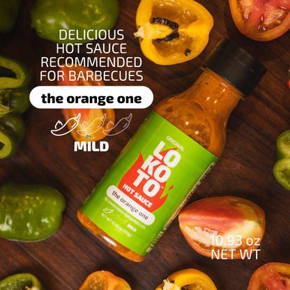 LOKOTO™ Trio – 3 Gourmet Hot Sauces – Mild, Medium and Hot – 10.93 oz. (310 g.) Bottle (Pack of 3)