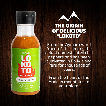 LOKOTO™ The Orange One Hot Sauce, 10.93 oz. (310 g.) Bottle