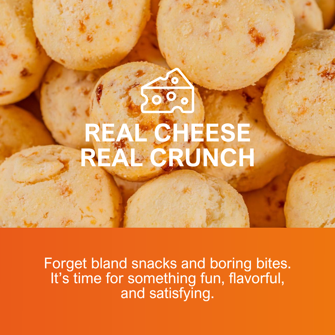 Mr.Cuñapé™ Crunchy Cassava & Cheese Bites, 7.05 oz. (200 g.) Doy Pack