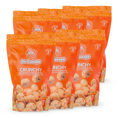 Mr.Cuñapé™ Crunchy Cassava & Cheese Bites, 7.05 oz. (200 g.) Doy Pack
