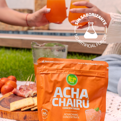 B&R Foods™ Achachairú Concentrate – Authentic Bolivian Amazonian Fruit Drink Mix | Exotic Honey Kiss Flavor | Easy to Prepare | Makes 1.4L of Refreshing Beverage, Cocktails & Mocktails | Gluten-Free, No Artificial Colors, 14.10 oz (400g)