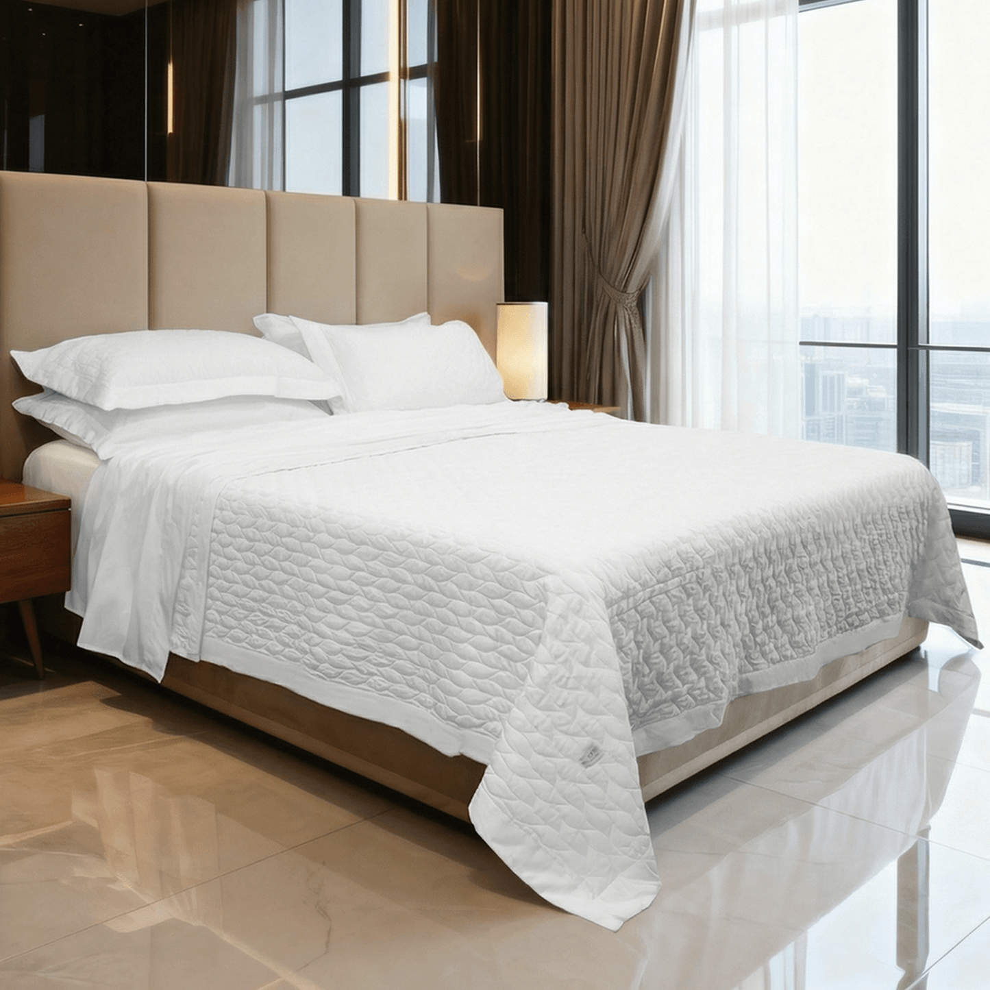 Spring by Rosse™ Sateen Quilt Set | 100% Cotton | 400 TC Oeko-Tex
