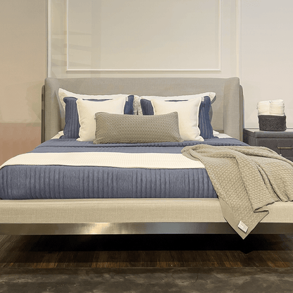 Spring by Rosse™ Trendy Jersey Quilt Set | 3 Piece Bedding | All Season Bedspread 480 GSM Polyester Jersey