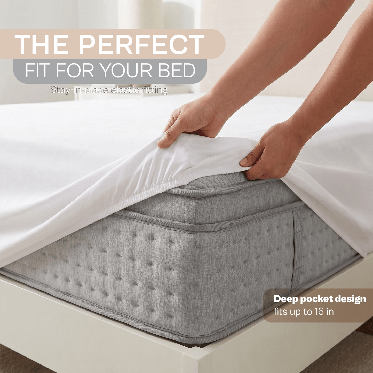 Spring by Rosse™ Soft Jersey Sheet Set | 100% Cotton | 135 GSM Oeko-Tex Certified