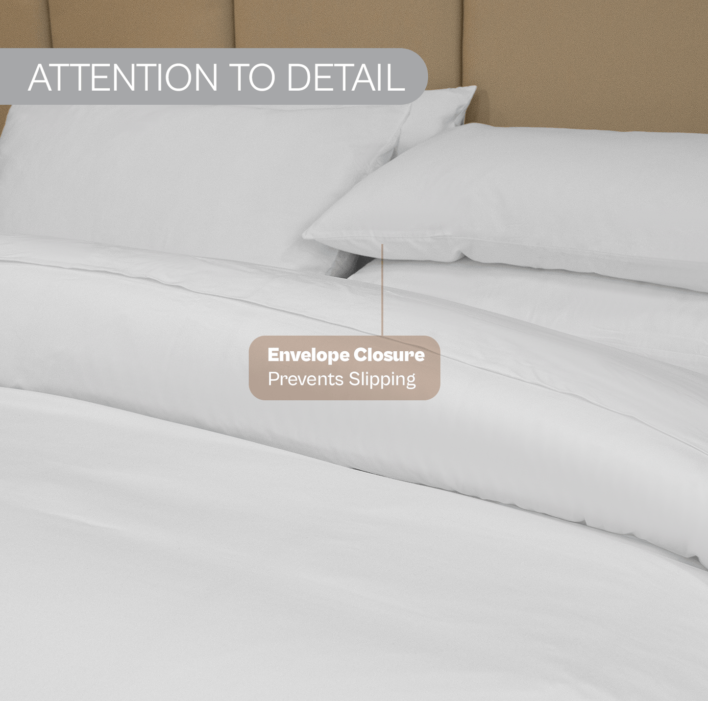 Spring by Rosse™ Bamboo Duvet Cover Set | 100% Rayon from Bamboo 300 Thread Count Sateen | 3 Piece Bedding | Oeko-Tex Certified