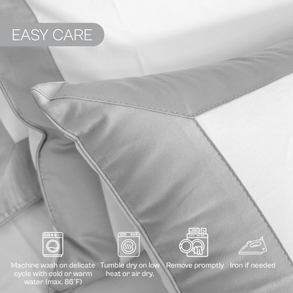 Spring by Rosse™ Duetto Sheet Set | 100% Cotton | 400 Thread Count Oeko-Tex Certified