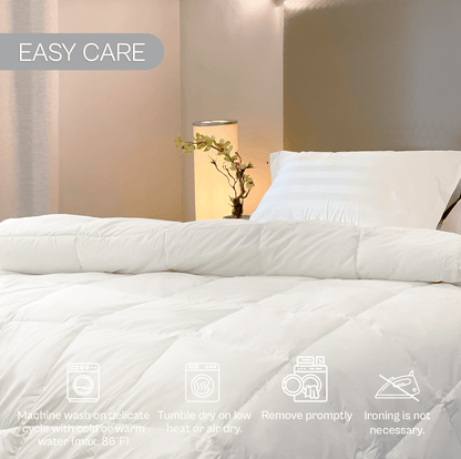 Spring by Rosse™ Royal Suite Cotton Duvet Insert & Comforter | Down Alternative Fill, Soft Breathable Lightweight | All Season Comfort | Bedding Insert