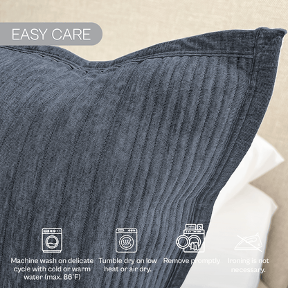 Spring by Rosse™ Trendy Jersey Quilt Set | 3 Piece Bedding | All Season Bedspread 480 GSM Polyester Jersey