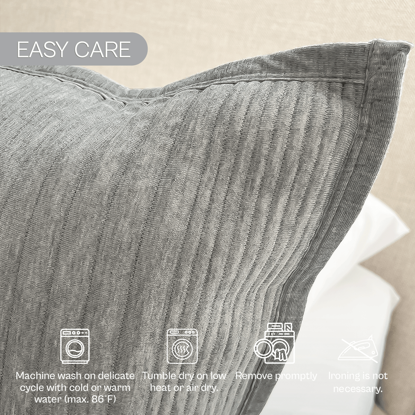 Spring by Rosse™ Trendy Jersey Quilt Set | 3 Piece Bedding | All Season Bedspread 480 GSM Polyester Jersey