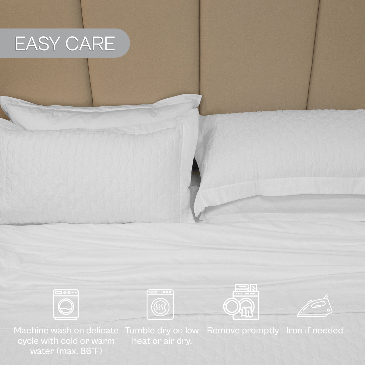 Spring by Rosse™ Sateen Quilt Set | 100% Cotton | 400 TC Oeko-Tex