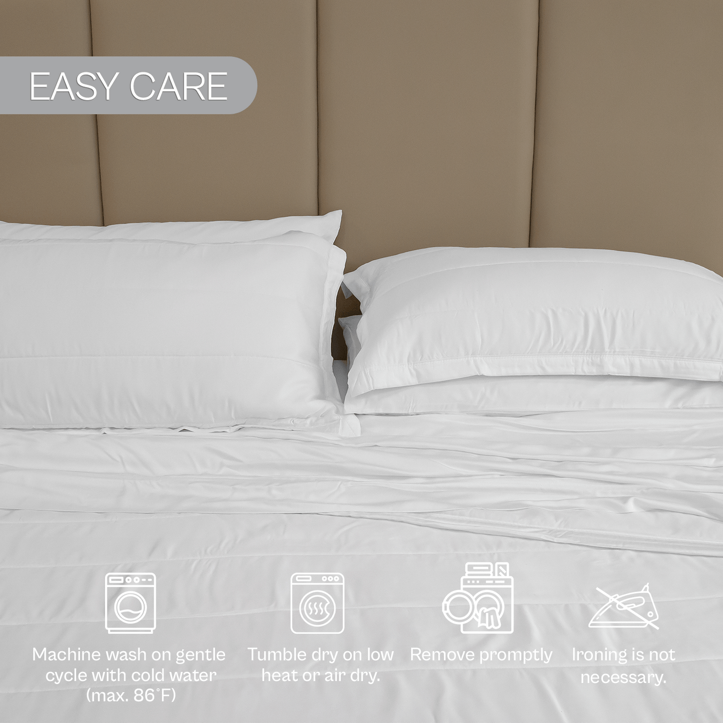 Spring by Rosse™ Bamboo Quilt Set | 100% Rayon Made From Bamboo | 300 TC Oeko-Tex