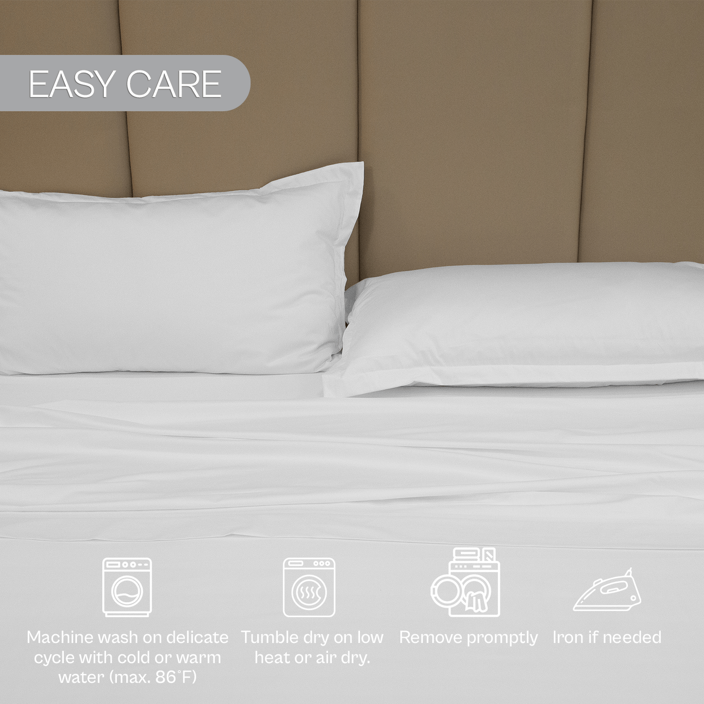 Spring by Rosse™ Sateen Sheet Set | 100% Cotton | 400 Thread Count Oeko-Tex Certified